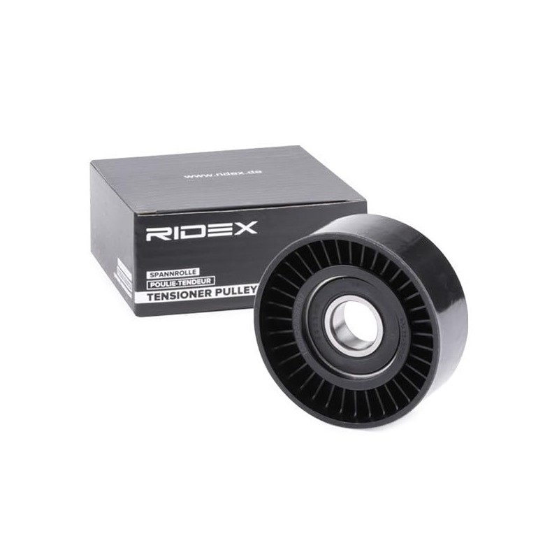 RIDEX 310T0032 Tensioner Pulley V-Ribbed Belt Tensioner Pulley 26 mm