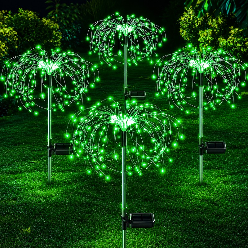 Solar Firework Garden Lights for Outdoor Decor – Waterproof Dandelion