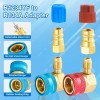 Tigbear R1234YF to R134A Adapter 90 Degrees R1234YF to R134A