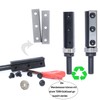 Sinoprotools Reversible Plates Flush Cutter, 8 mm Shank Cutting Length