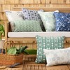 MARTHA STEWART Charming Foliage Indoor Outdoor Decorative Lumbar Pillow 2-Pack