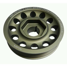 VMS RACING Light Weight Aluminum Crankshaft Pulley 05 to 06 Acura RSX TYPE S DC5