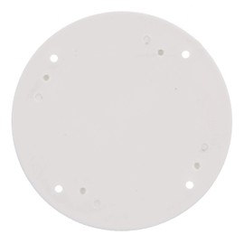 Seachoice Mounted Boat Plate Cover, Arctic White Finish, Up to 4 in.