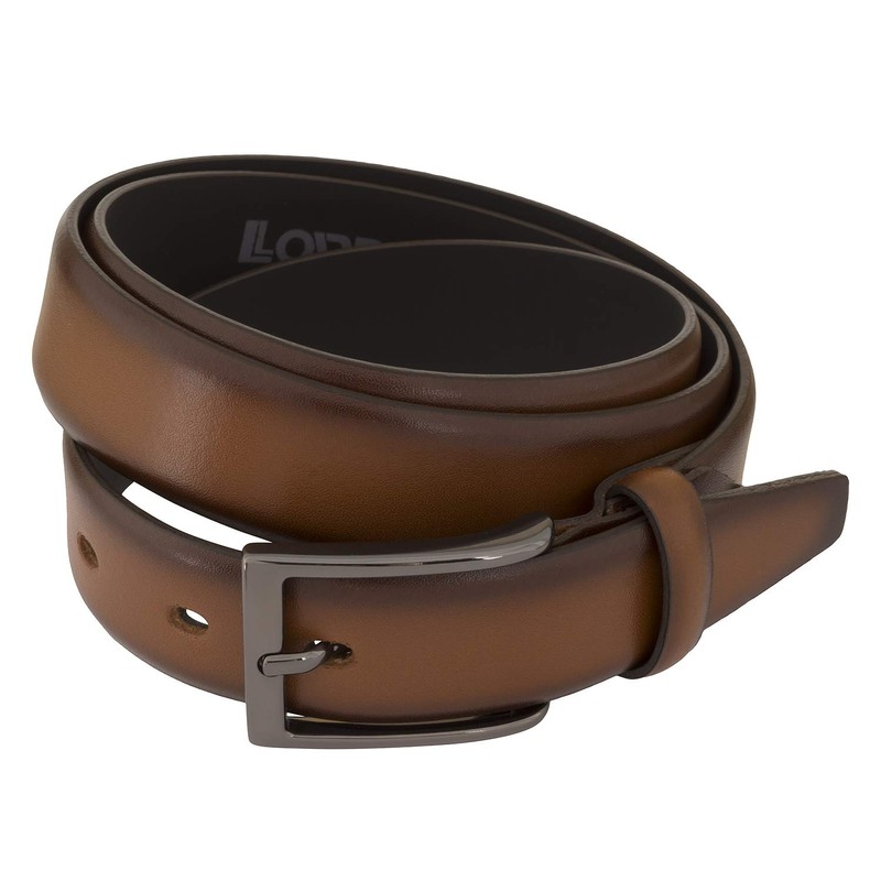 LLOYD Men's Belts Leather Belt Cognac 7809, Colour: Brown, Length:
