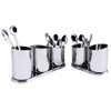 Contacto Stainless Steel Flute Löffelbecher with 3 cups