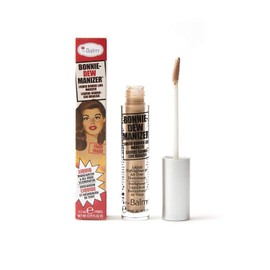 theBalm Bonnie-Dew Manizer Liquid Highlighter, Skin Perfector, Long-Lasting, Soft, All-Over Illuminator, Easily Blendable, Brown, 0.19 oz
