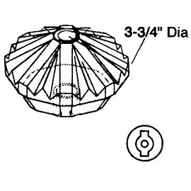 Fit Price Pfister Single Acrylic Avante Tub/Shower Handle 940-950A - By PlumbUSA