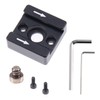 FocusFoto Cold Shoe Mount Adapter Bracket Base with 1/4"-20 Threaded