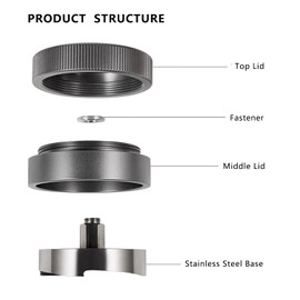53mm Coffee Distributor, Espresso Distribution Tool,Coffee Leveler- Professional Espresso Distributor Leveler Tool