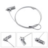 Junluck Bloqueo de Cable para computadora portátil, Cable de combinación