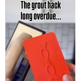 MusselBound® Grout Squeegee - an Easy Squeegee Compared to Bulky, Heavy Grout Floats