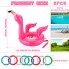 Flamingo Ring Toss Games for Kids Party,Inflatable Flamingo Ring Toss