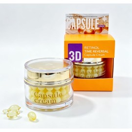 MOND'SUB Deep Collagen Retinol Capsule Cream 80g | Retinol Cream for Face Anti Aging Day and Night Golden Capsule Face Moisturizer with Hyaluronic Acid for All Skin, Firming,