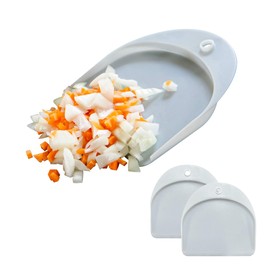 CBJAPAN Chopping Board, Skipper, Scooping Chopped Foods, Set of 2, Includes Hook Hole, Convenient Storage, Easy To Scoop, Cutting Board Dustpan Atomico