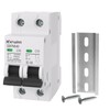KERWINN Single-Side Interlock Circuit Breaker Manual Transfer Switch 120V/240V AC