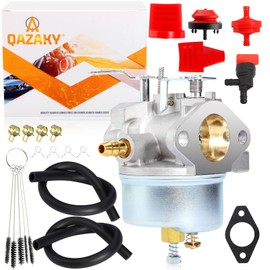 QAZAKY 632334A Carburetor Compatible with Tecumseh 632110 632111 632334 632370 632536 640105 632370A HM70 HM80 HMSK80 HMSK90 HM100 HMSK100 OHSK110 OHSK120 OHSK125 Snow Blower Thrower Ariens MTD Sears