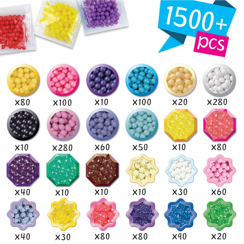 Aquabeads - Set Unicorni Mistici - Kit Completo con 1500
