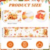 DPKOW Autumn Decorations, Maple Leaves Table Runner Placemats, Autumn Table