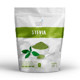 Avelit Superfoods | Stevia en Polvo Natural 200g | 100% Natural