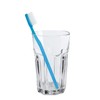 Blue Handle Toothbrushes Individually Wrapped, Multipack Disposable Toothbrushes for Hotel,