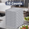 10 Counts Multipurpose Wire Dishwashing Rag, Double Layer Multipurpose Fiber
