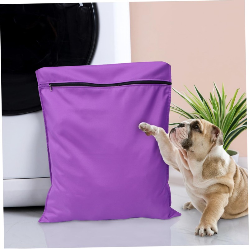 Ipetboom Large Mesh Laundry Bag for Pets Wash Net Lightweight