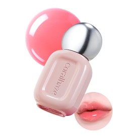 CORALHAZE dew drop tint #202 Mellow 4.5g, Hydrating, Glossy, Lightweight Lip Stain with High-shine, Long-lasting Color with Moisturizing Lip Drop, dewy finished, Korean Beauty Makeup