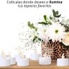 Led 24 Velas Led Ambar Parpadeantes Decoracion Fiestas Boda Xv