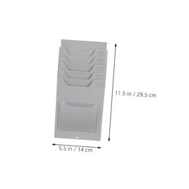 Operitacx 2 Stück Materialkartenhalter Wandmontage Kartendisplay für Büro Hotel Veranstaltungen Praktische Aufbewahrung für Id Karten Mitarbeiterausweise Schlüsselkarten