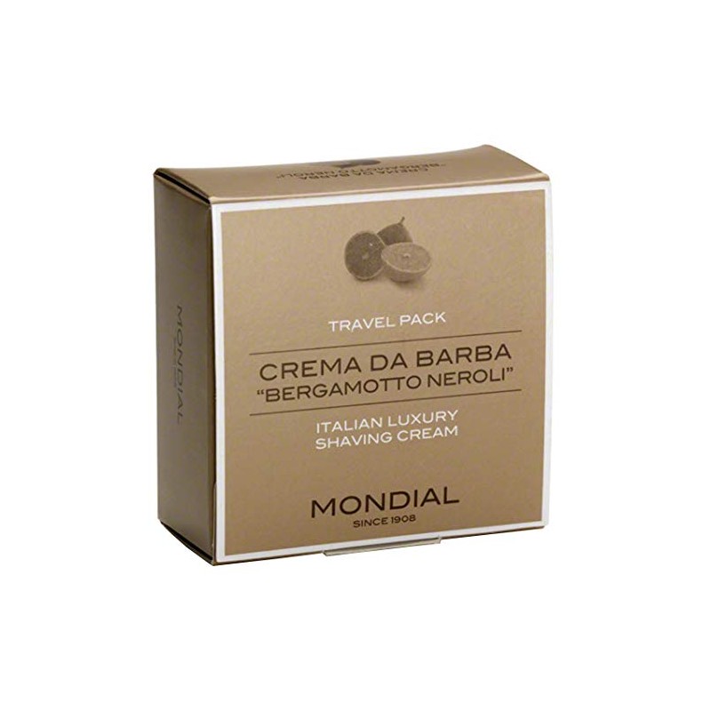 Mondial Rasiercreme, Bergamotto Neroli, Travel Pack