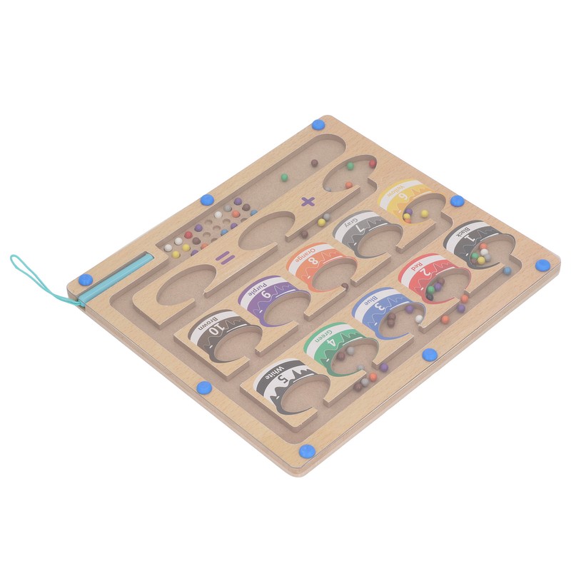 2 in 1 Magnetic Color and Number Maze Early Educational