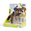 Papo Jumping Horse With Rider Toy Figure Navy