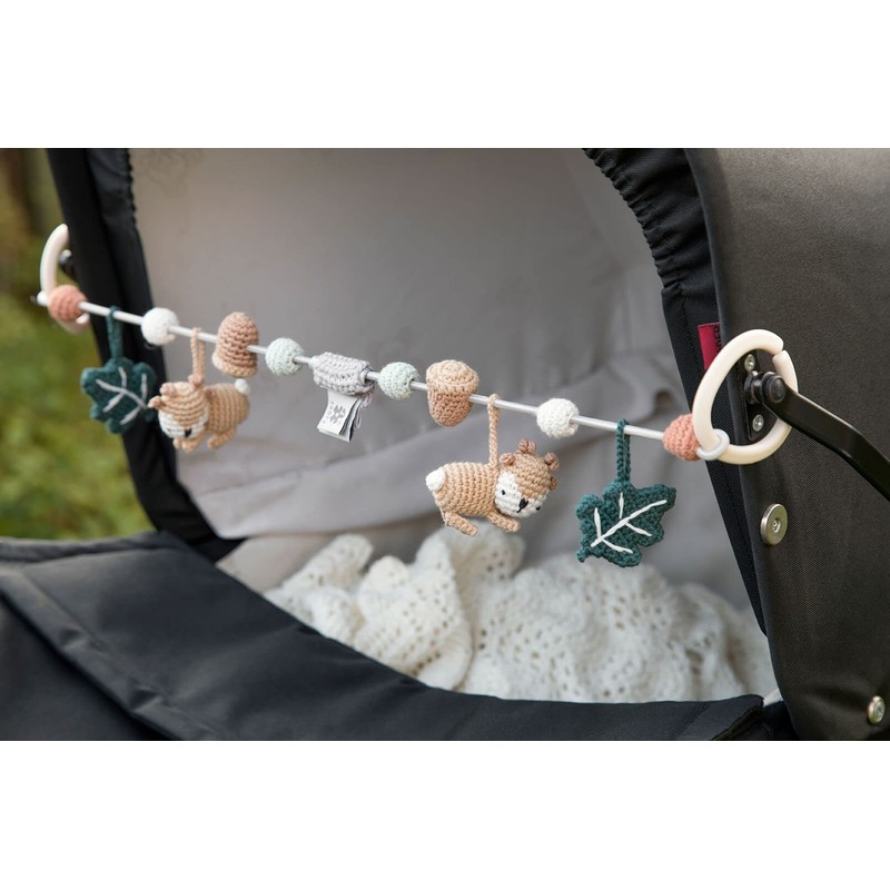 Sebra - Crochet Pram Chain - Sika the Deer -
