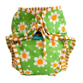 Kushies Reusable Swim Diaper, Medium, Daisies