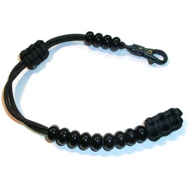 RedVex Ranger Style Cobra Pace Counter Beads Paracord/Survival 13" - Black