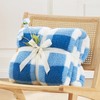 Cozy Bliss Ultra Soft Reversible Double Sherpa Sided Blanket, Buffalo
