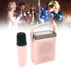 Karaoke Machine Set with RGB Light Rechargeable Bluetooth Speaker with