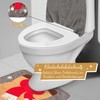Christmas Toilet Seat Cover Christmas Decorations Toilet Seat Cover Christmas