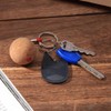 Cyrank Floating Cork Ball Key Ring, Pack of 2 Wooden