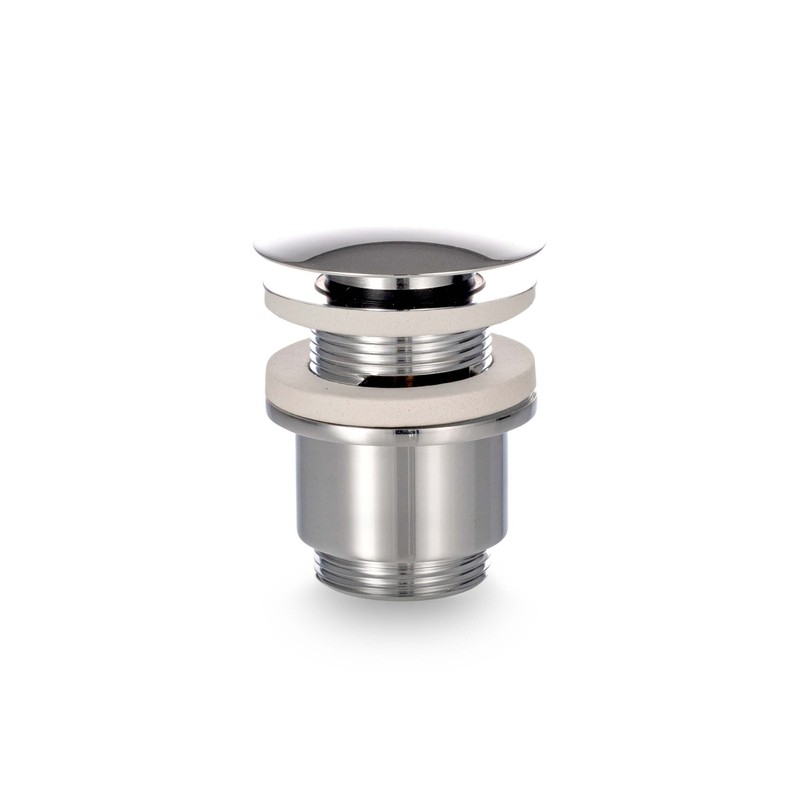 VILSTEIN Universal Drain Valve, Washbasin, Pop Up Valve with Overflow,