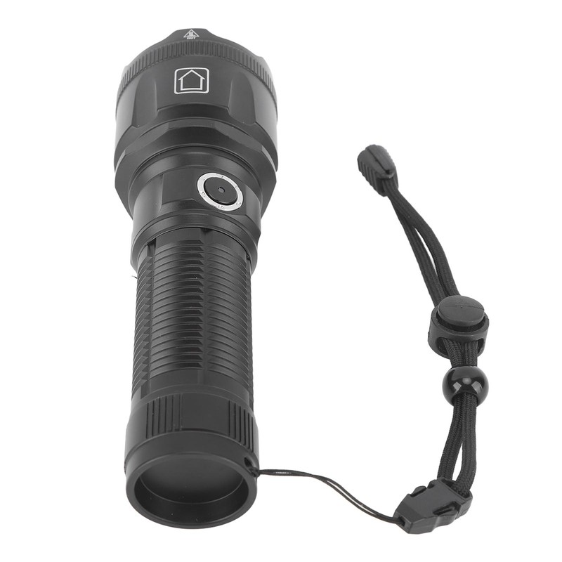 30W Zoomable Flashlights LED Metal Switch Super Bright Flashlight for