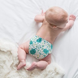 ZIMRAHYG Pañales de Tela Reutilizables Con Bolsa de Tela, Paquete de 6 Pañales Ecológicos de Tela Para Niño O Niña, Pañales Ajustables, Lavables, Transpirable, Suave Y Impermeable, Bragas De Pañal