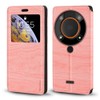 Shantime Viewable Window Leather Flip Case Compatible with AGM Glory
