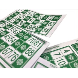 600 Bingo Cards for Traditional Bingo 90 Balls