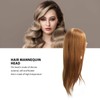 Hairdressing Mannequin Head 85 Percent Real Hair Flexible Multipurpose Hair