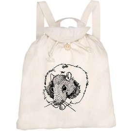 Azeeda 'Rat' Canvas Rucksack/Backpack (RK00003623)