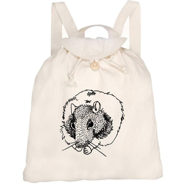Azeeda 'Rat' Canvas Rucksack/Backpack (RK00003623)