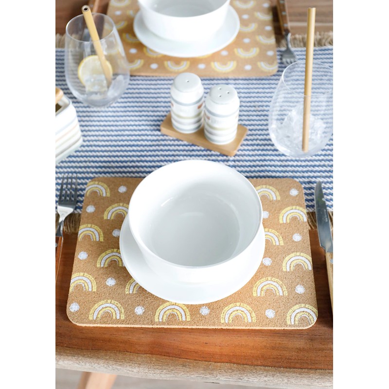 Creative Tops 4-Piece Cork Placemat Set