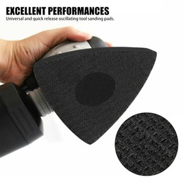 Delta Sander Sanding Plate Multitool Sandpaper Accessories for Fine Bosch Parkside Ryobi Worx Workzone Accessories 4 Pieces (93 mm)