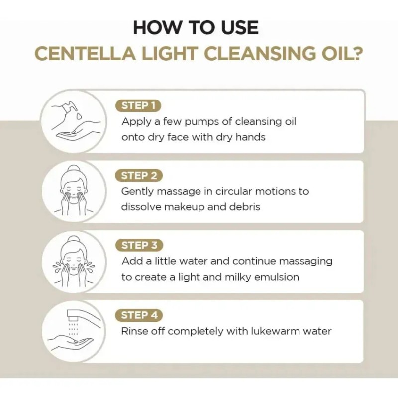 Kit Centella: Cleansing Oil 200ml + Sérum Luminosidad 100ml